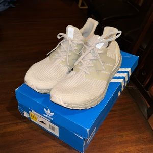 Adidas Ultraboost Triple White Size 11.5 Shoes